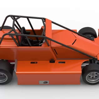 Experimental Pavement Silver Crown Car Scale 1:25 - Model thumbnail 23