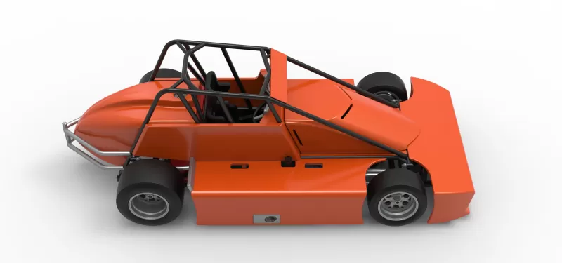 Experimental Pavement Silver Crown Car Scale 1:25 - Model preview 23