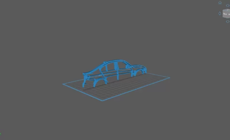 BMW - F80 M3 Wall Art - Model preview 2