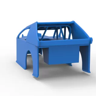 Shell of Mod Lite Race car Scale 1:25 - Model thumbnail 11