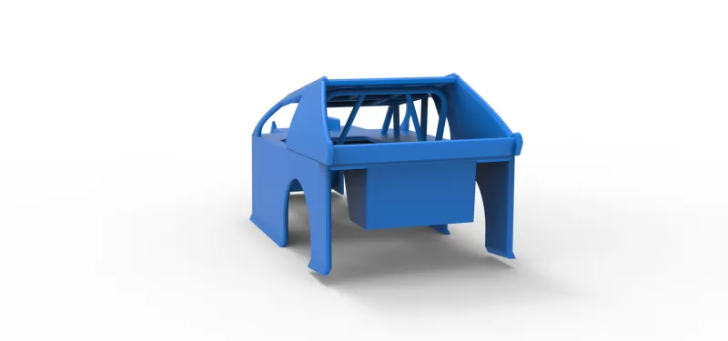 Shell of Mod Lite Race car Scale 1:25 - Model preview 11