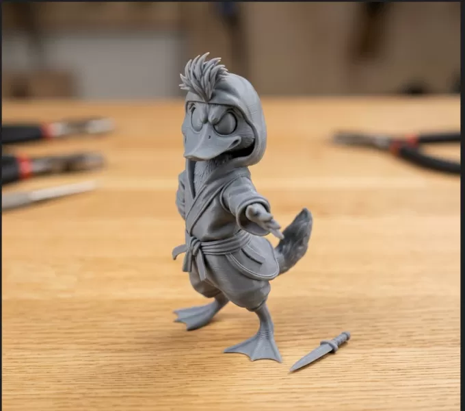 Ninja duck - Model preview 5