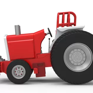 Fun short Pro Stock Pulling Tractor Version 4 Scale 1:25 - Model thumbnail 7