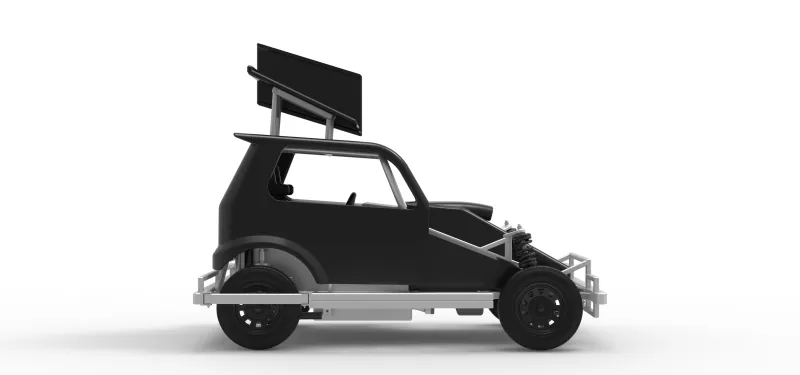 New Zealand Ministock car Version 3 Scale 1:25 - Model preview 22