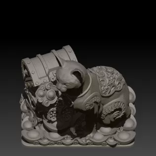 Zodiac Cat - Model thumbnail 3