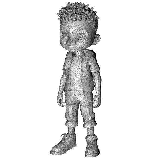 Stylized Character Collection Vol. 01 – Kitbash High-Poly 3D Mod - Model preview 9