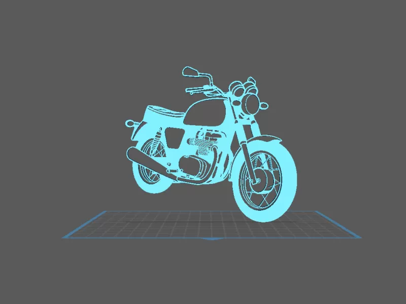 Suzuki - T500 Wall Art - Model preview 1