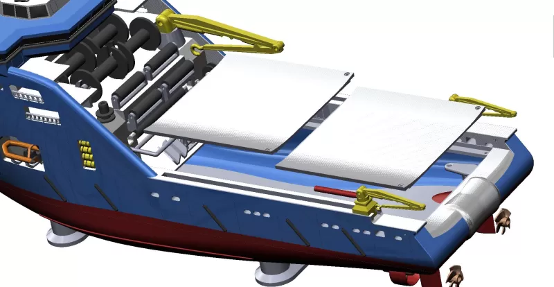 Bourbon – Horizon Arctic Ocean Going Tugs 1m model - Model preview 15