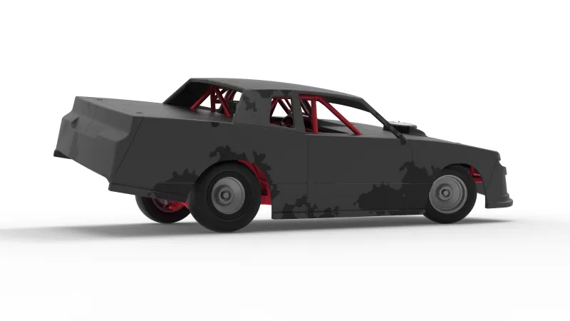 IMCA Stock car while turning Scale 1:25 - Model preview 21