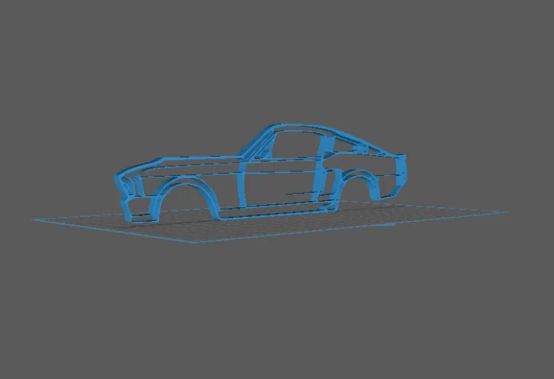 Ford - Mustang Eleanor Wall Art - Model preview 1