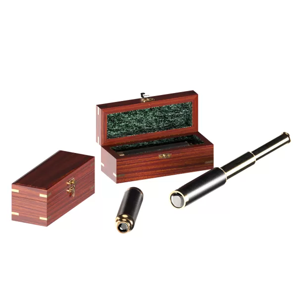 A telescope in a wooden case - Model preview 9
