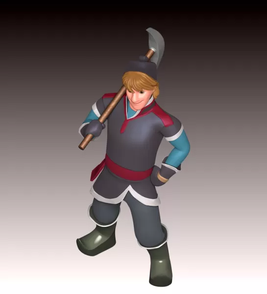 Kristoff Frozen - Model preview 6