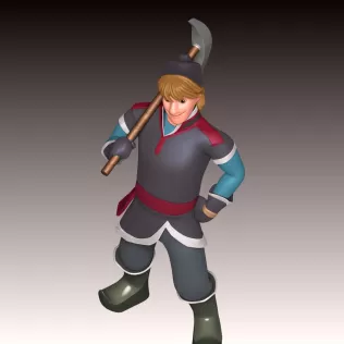 Kristoff Frozen - Model thumbnail 6