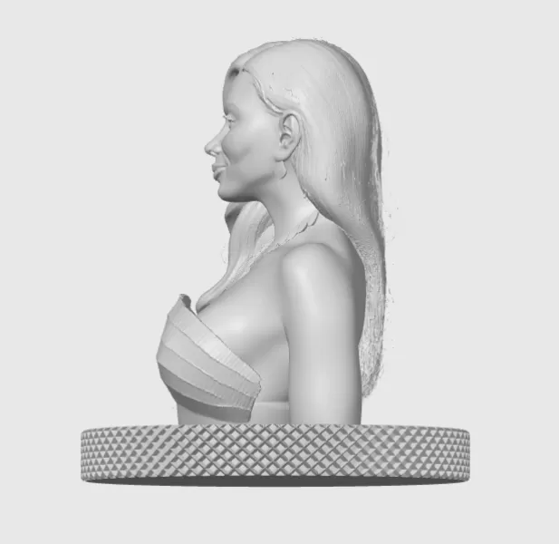 Eva Longoria 3D Bust Print - Model preview 6