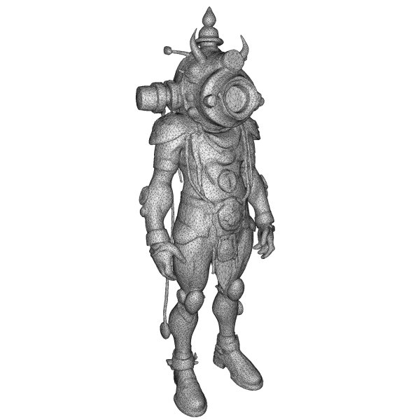 Mythic & Mech Character Collection – High-Poly Kitbash 3D Model - Model preview 15
