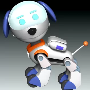 Robo-Dog Paw Patrol - Model thumbnail 3