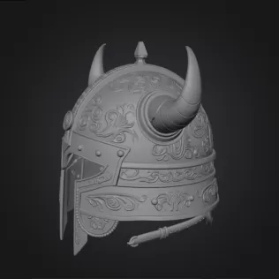 Viking Helmet - Model thumbnail 2