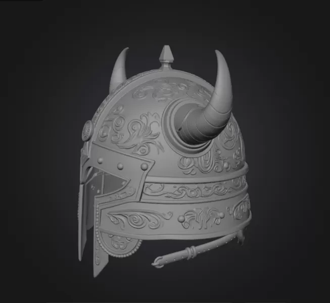 Viking Helmet - Model preview 2
