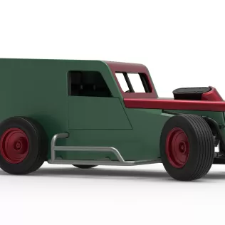 Dwarf car while turning Scale 1:25 - Model thumbnail 25