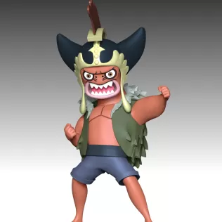 Daruma - One Piece - Model thumbnail 3