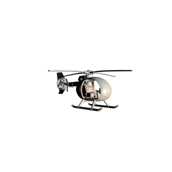 Decorative Helicopter 3D Printable Model - Model preview 4