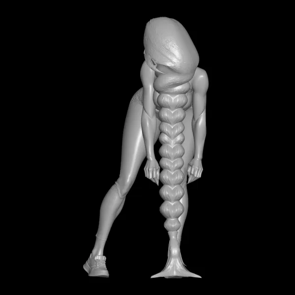 Sexy Rapunzel from Disney STL File, 3D Printing Model - Model preview 3