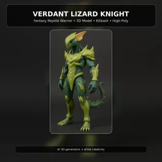 Fantasy Toy Character Collection Kitbash High-Poly 3D Model Set - Model thumbnail 4