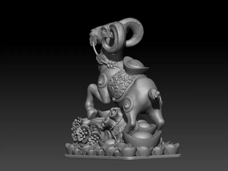 Zodiac Goat - Model preview 2