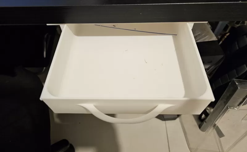 Simple Under-Desk Drawer - Model preview 3