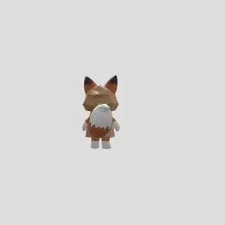 Cardboard Fox