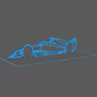 Silhouette Formule 1 - Wall Art