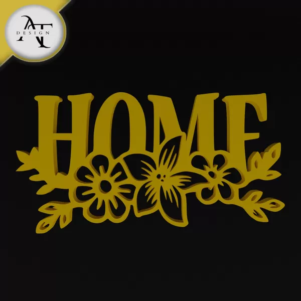 Home - 2D Wall Art Decor - Model preview 1