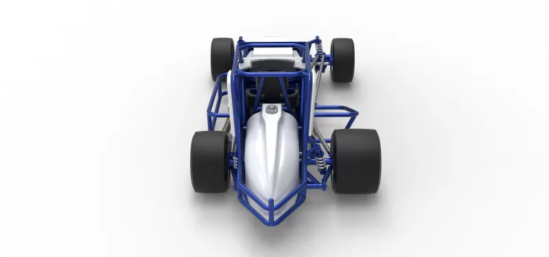 Pavement Silver Crown Car Scale 1:25 - Model preview 17