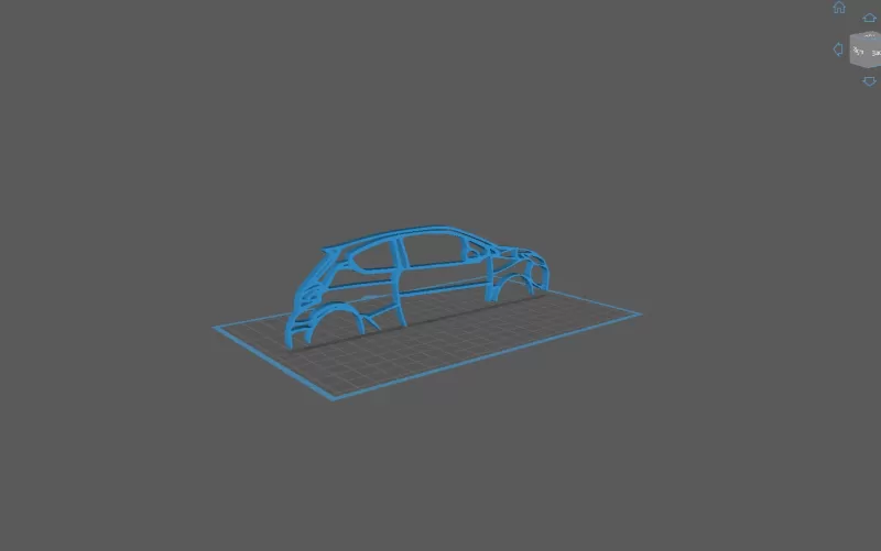 Peugeot - 208 GTI Wall Art - Model preview 1