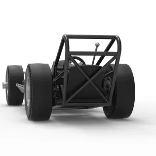 Vintage AWD Dragster Base Version 2 Scale 1:25 - Model thumbnail 15