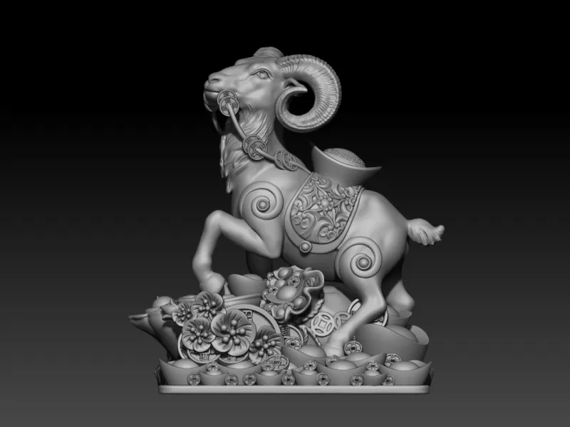Zodiac Goat - Model preview 1