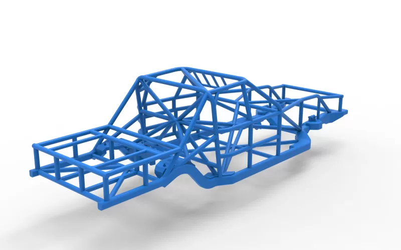 Frame of IMCA Stock car Scale 1:25 - Model preview 12
