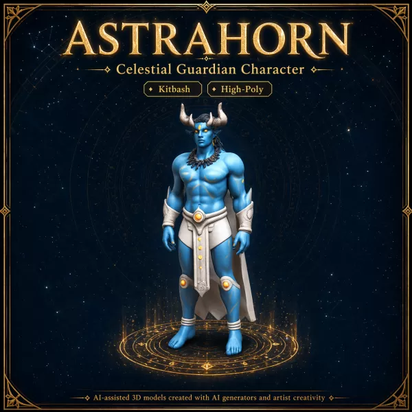 Divine Realm Mythic Character Collection - Model preview 2