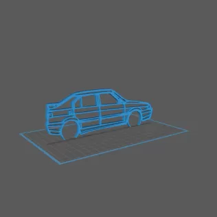 Alfa Romeo - 33 1.7 Wall Art - Model thumbnail 1