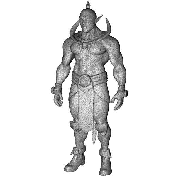 Mythic & Mech Character Collection – High-Poly Kitbash 3D Model - Model preview 19