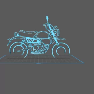 Honda - Monkey 125 Wall Art