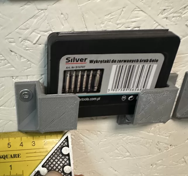 Garage box holder on the wall - Model preview 5