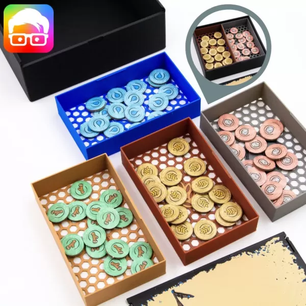 Haunted Lands board game organizer by @ammedia3d - Model preview 10