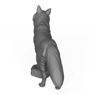 3D Printable Wild Fox - Model thumbnail 4