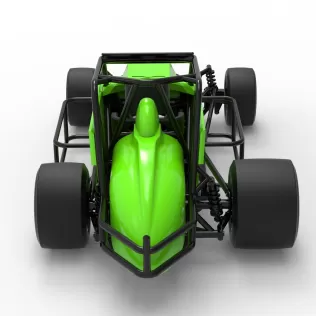 Pavement Silver Crown Car Version 3 Scale 1:25 - Model thumbnail 17