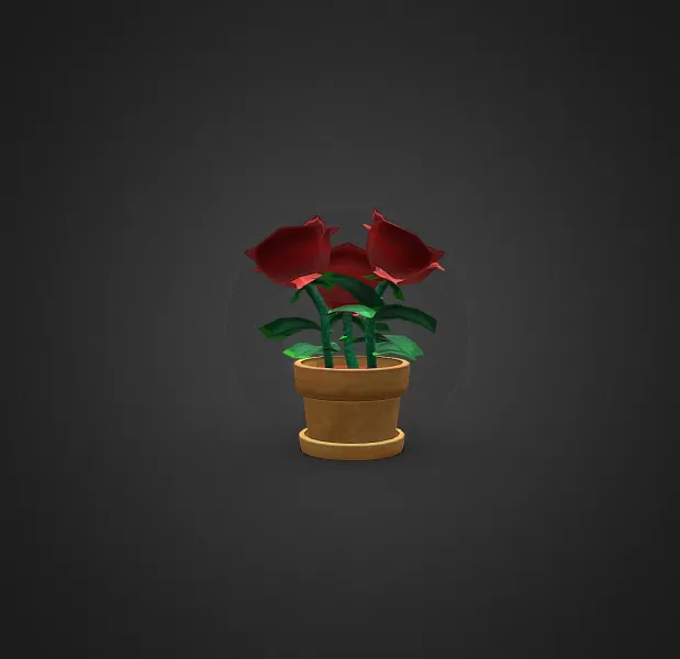 Animal Crossing New Horizons Summer Flowers - Model preview 3