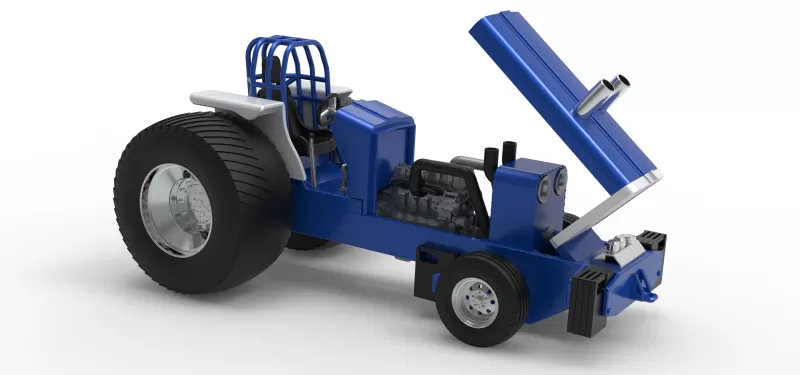 Pro Stock Pulling Tractor Version 5 Scale 1:25 - Model preview 28
