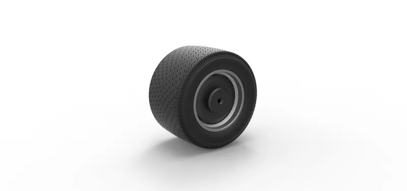 Wheel from Asphalt Modified stock car Version 6 Scale 1:25 - Model preview 8