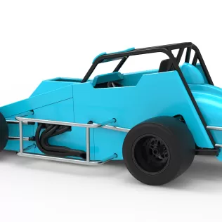 Pavement Sprint car Version 2 Scale 1:25 - Model thumbnail 12