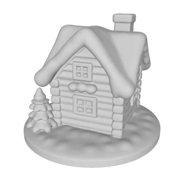 A hut in the forest - Model preview 1